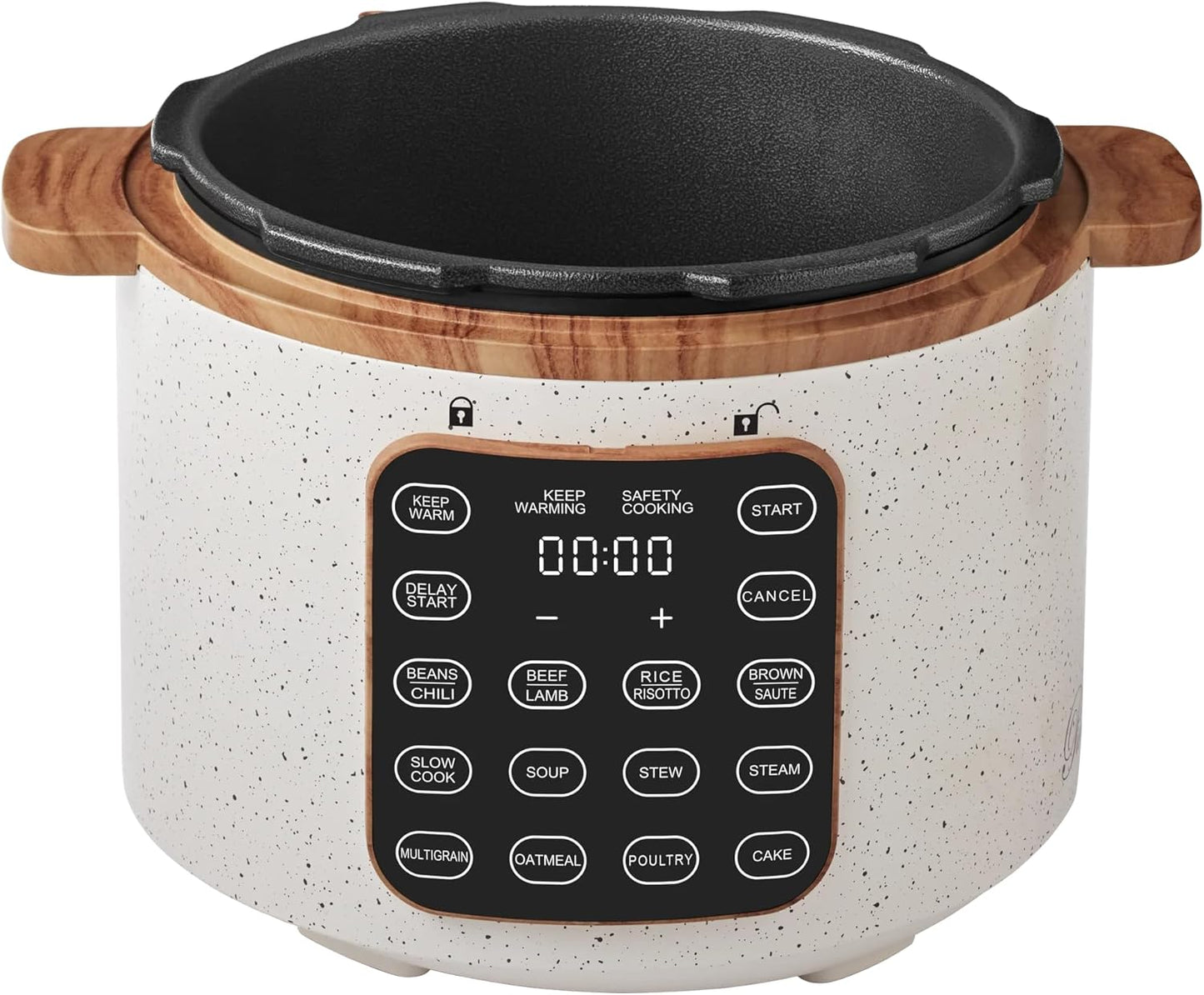 6 Qt Pressure Cooker with Touch Control Display, 7 in 1 Multi-Function U6411