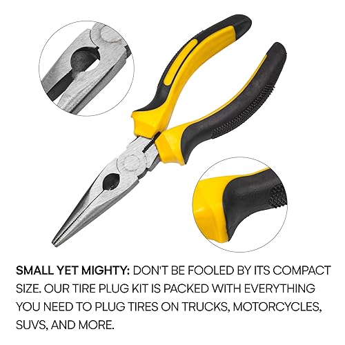 Compact Tire Repair Kit with Molle Storage Pouch R9899
