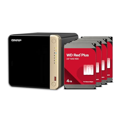 4 Bay Desktop NAS with Intel Celeron Quad-core Processor and Dual 2.5GbE F683073