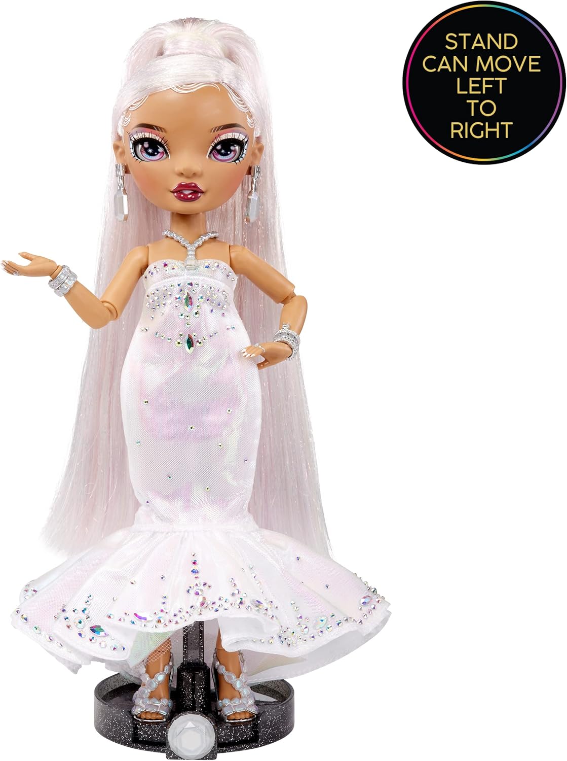 Rainbow High Doll with Multicolor Hair and Iridescent Gown I820892