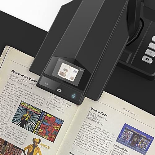 Book Scanner with Auto-Flatten, A3 Document Scanner, OCR, HDMI Support O9173
