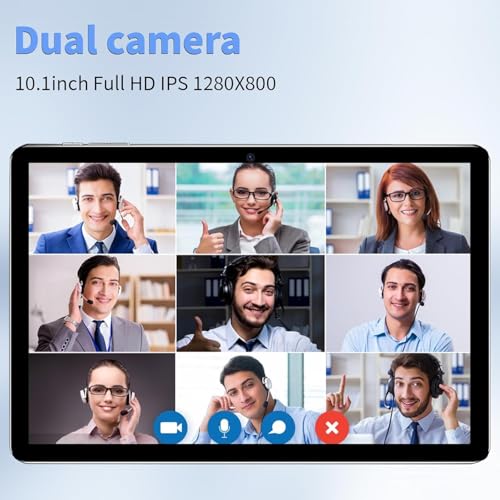 10 Inch Android Tablet with Keyboard Mouse, 6GB RAM 64GB ROM L2332