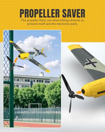 RC Plane 3 Channel Remote Control Airplane Fighter Toy, 2.4GHz 6-axis Gyro, Easy to Fly for Adults Kids Beginners Q215470