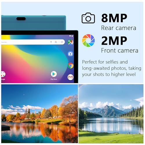 Tablet 10 Inch with Keyboard, Mouse, Case, Stylus, 8GB RAM 64GB ROM K197839