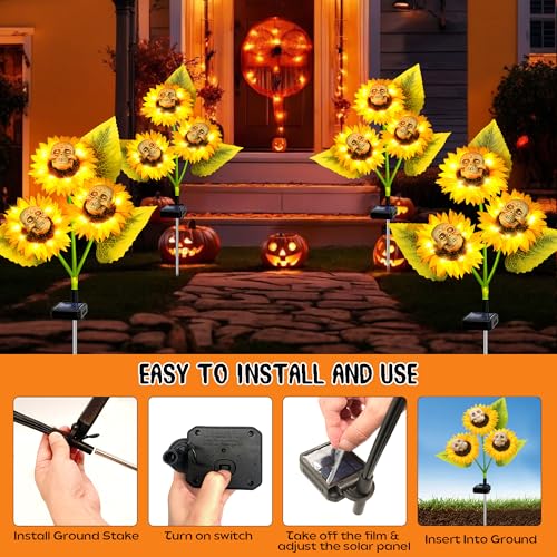 Outdoor Solar Christmas Decorations, 180 LED Candy Cane Lights, 8 Modes, Waterproof M23825