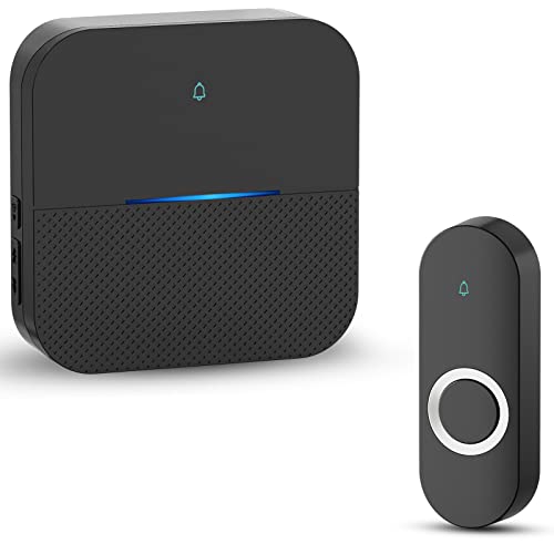 Wireless Doorbell with 2 Buttons and 2 Receivers, Waterproof, 1000ft Range Z6333