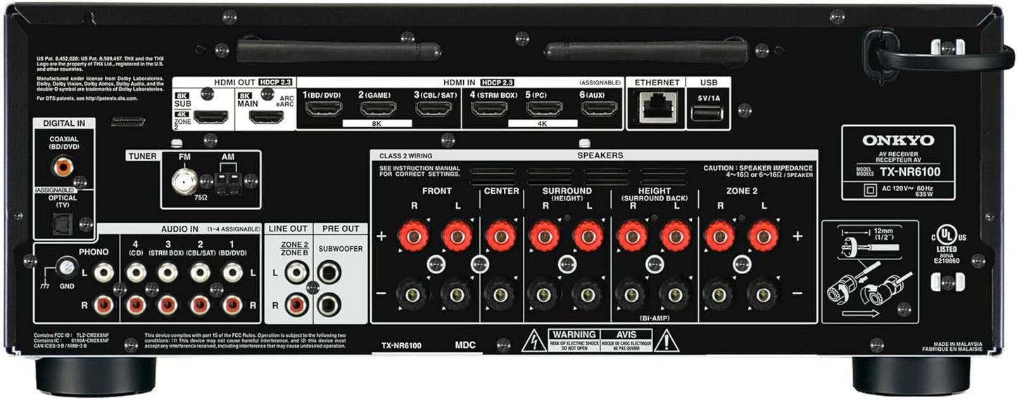 7.2 Channel Network AV Receiver with HDMI Cable D81374