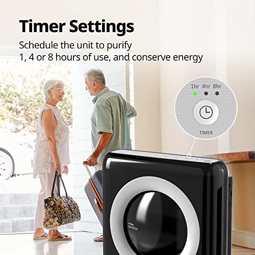 HEPA Air Purifier with Air Quality Monitoring and Auto Mode H968730