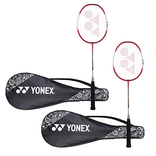 Yonex ZR 100 Light Aluminium Badminton Racquet with Full Cover, Set of 2 | Made in India
