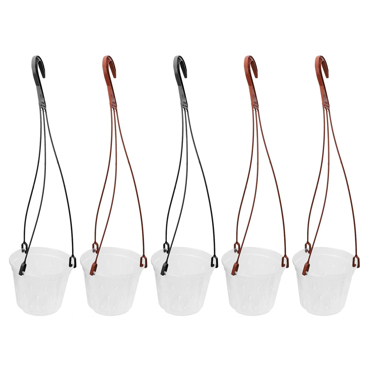 5 Sets Hanging Flower Pot Planter Phalaenopsis PP Material P212