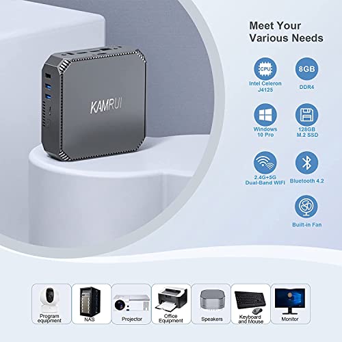 Mini PC Ryzen 7 5700U 16GB RAM 512GB SSD J70934