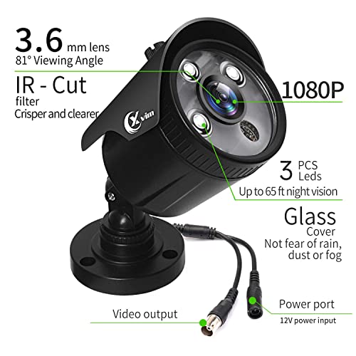 8CH 1080P Home Security Camera System with 1TB Hard Drive, Night Vision, Remote Access W9669