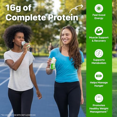 Organic Nutritional Protein Shake, Creamy Chocolate Fudge, 16g Whey Protein, 11 Fl Oz (12 Pack) H19601