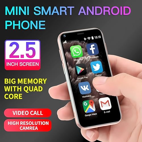 Mini Smartphone 3G Unlocked Android 6.0 Dual SIM 1GB RAM 8GB ROM U6876