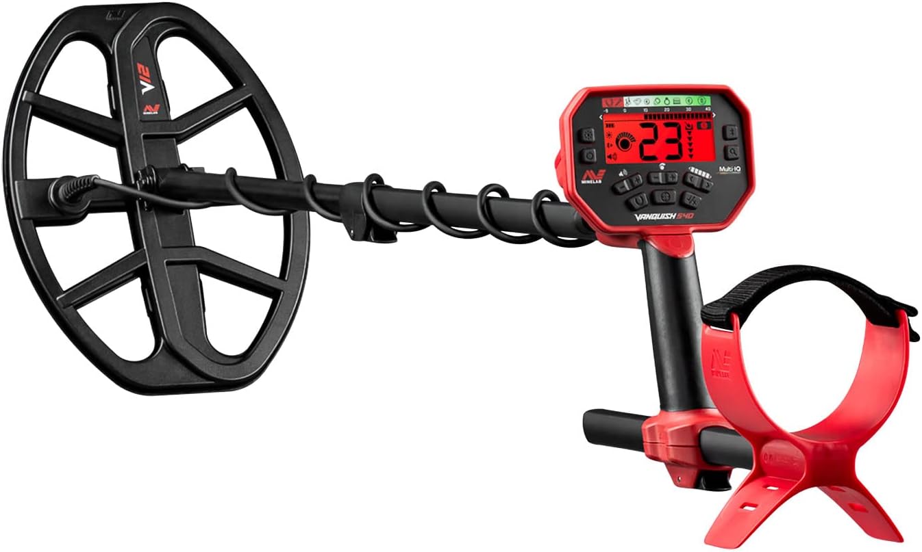 Metal Detector with 12 x 9 Coil and Pinpointer K112767