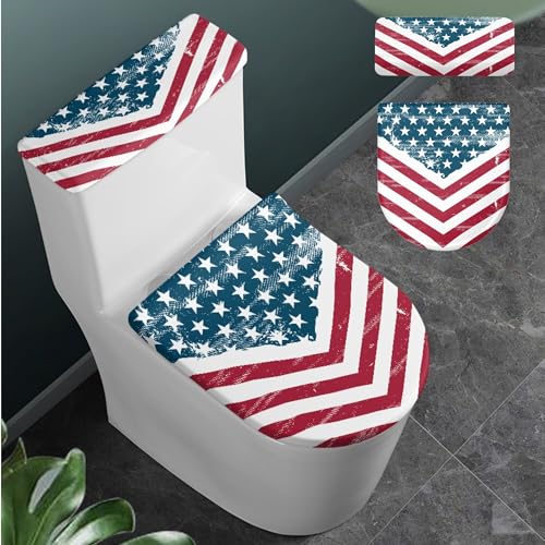 Christmas Toilet Lid and Tank Cover Set for Bathroom Decor Q334993