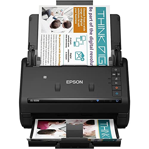 Wireless Color Duplex Desktop Document Scanner with Auto Document Feeder W8758