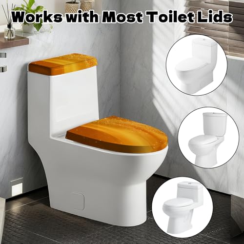 Christmas Toilet Lid Cover, Washable Bathroom Accessory O828