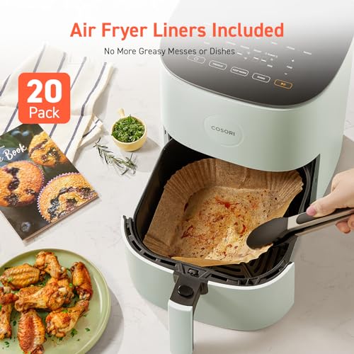 Air Fryer 9-in-1, Compact 5QT, Nonstick Dishwasher-Safe Basket, Gray R3973