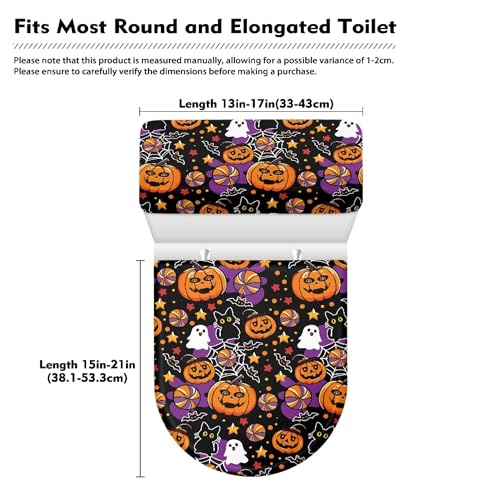 Christmas Toilet Lid and Tank Cover Set for Bathroom Decor Q334993