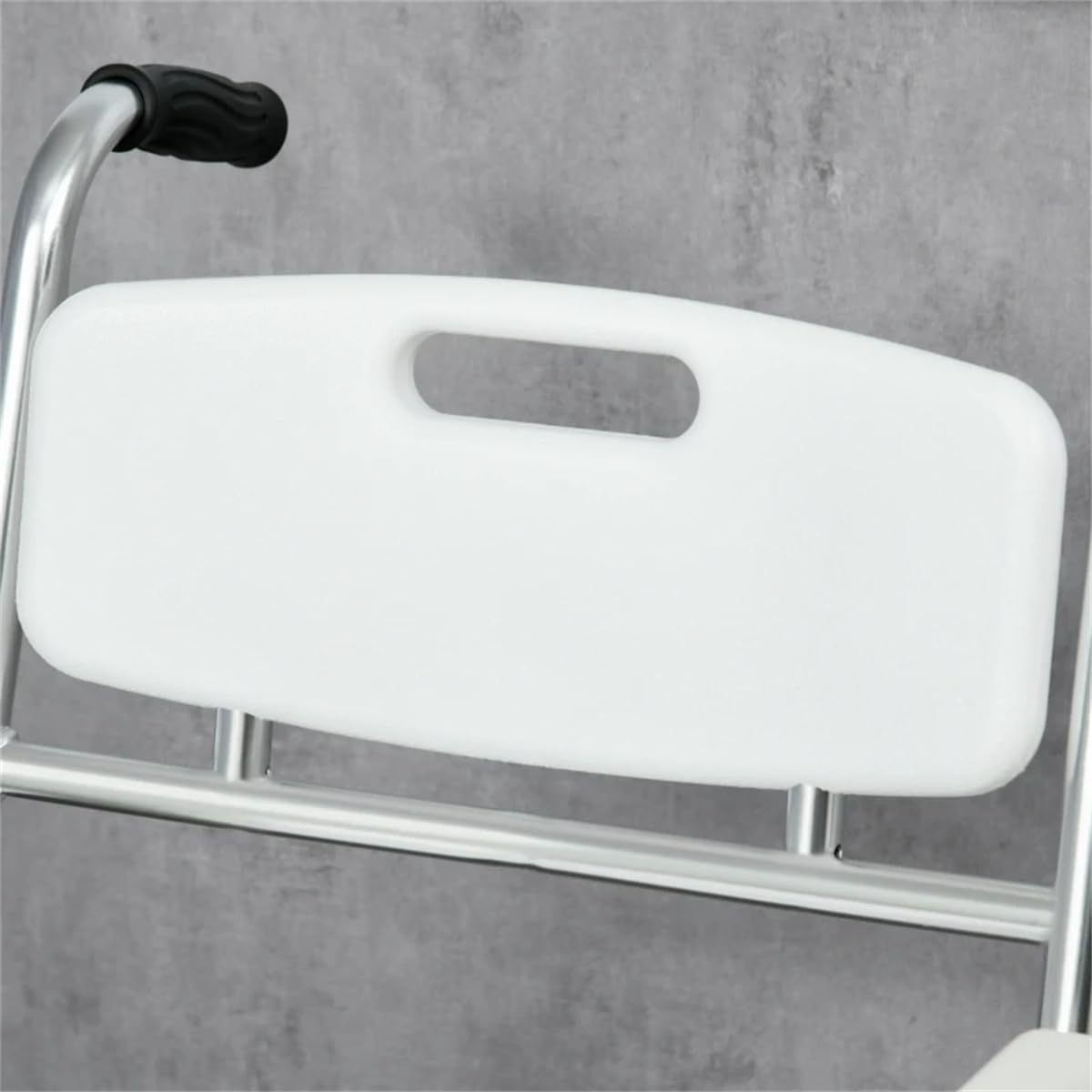 Waterproof Rolling Shower Commode Wheelchair with Padded Seat W898