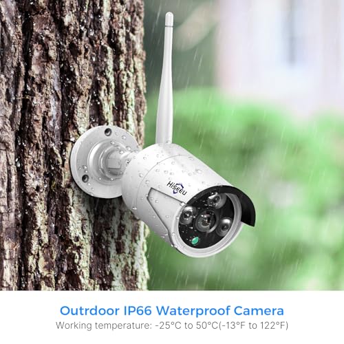 Wireless Security Camera System, 4K NVR, 4Pcs 3MP Night Vision WiFi Cameras D47166