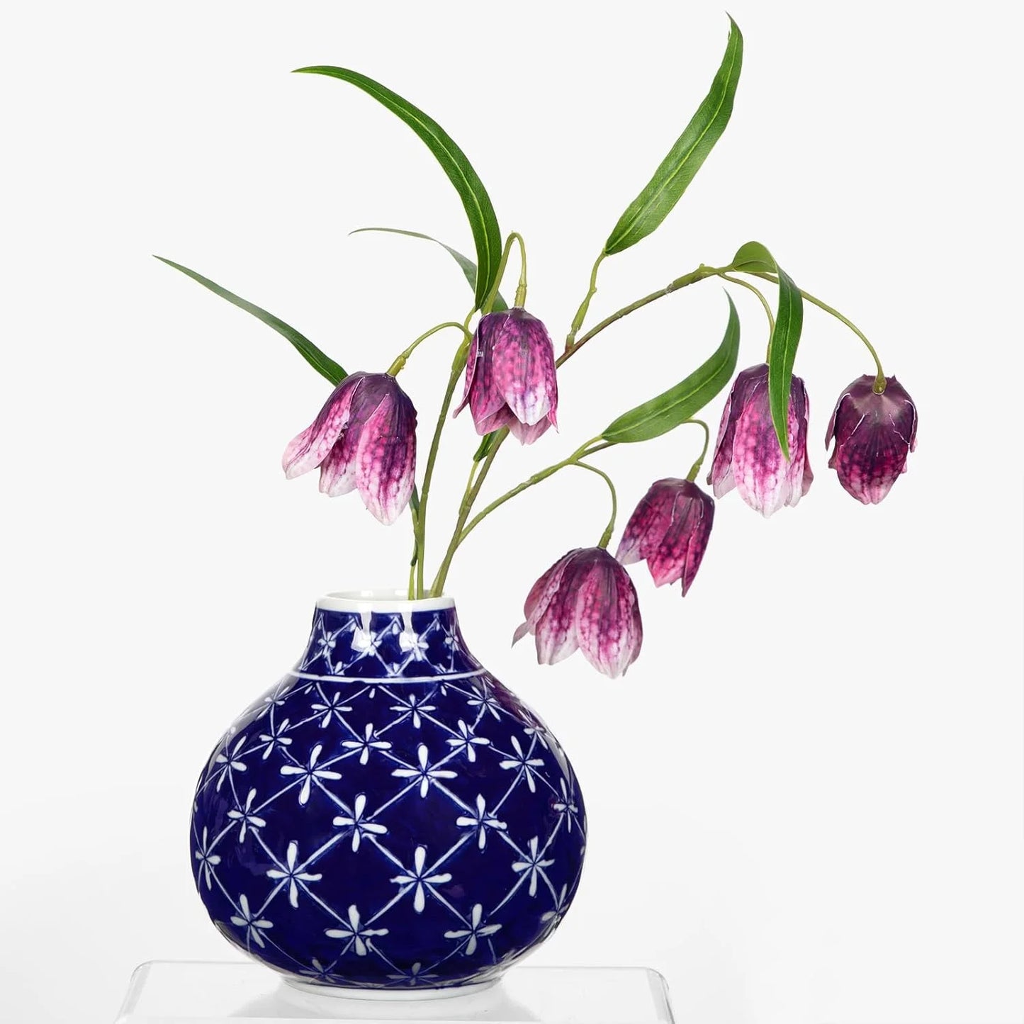 Blue and White Porcelain Ceramic Vases F7612