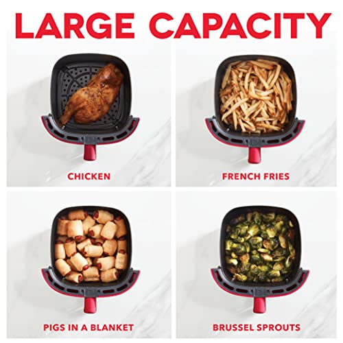 Electric Air Fryer Oven, 2.6 Qt., Grey, Compact, Auto Shut Off, 1000-Watt L764