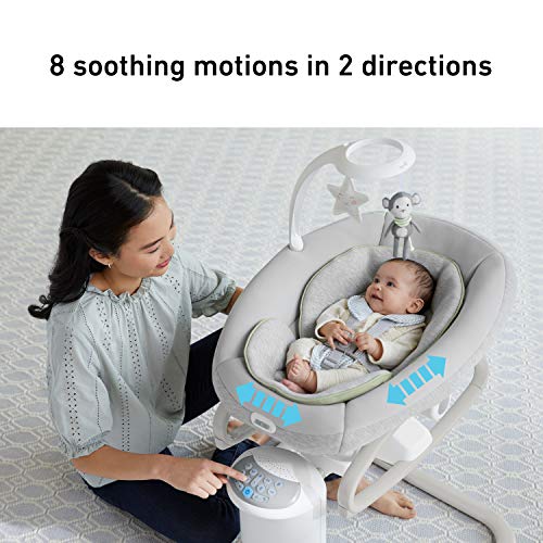 Versatile Baby Swing & Portable Rocker with Removable Rocker Q306