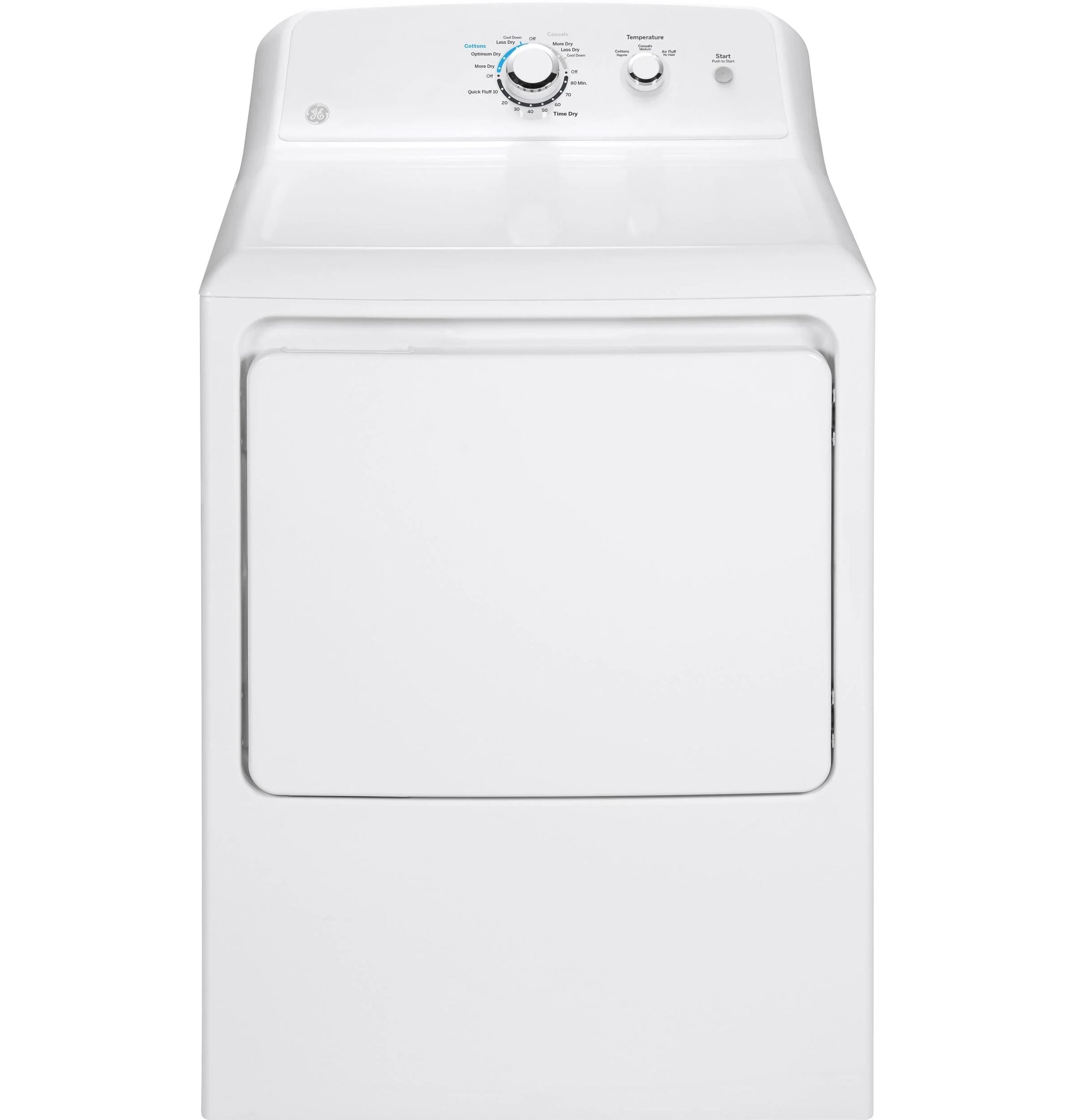 Ge Gtd33eak 27" Wide 7.2 Cu. Ft. Electric Dryer - White