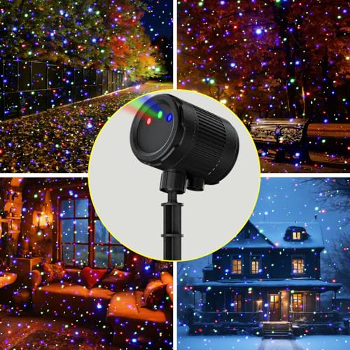 Laser Christmas Projector Lights Outdoor with Remote, Waterproof X1878