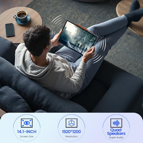 14 inch Android Tablet, 16GB RAM 256GB ROM, FHD IPS Display, 10000mAh Battery S268