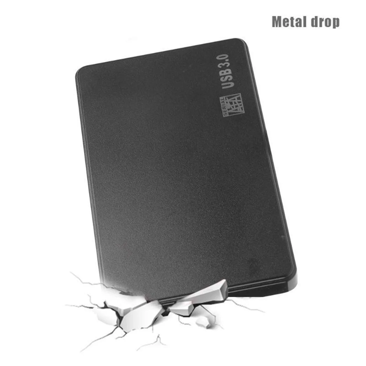 2.5in to USB 3.0 Solid State Enclosure for HDD SSD External, Black Z16603