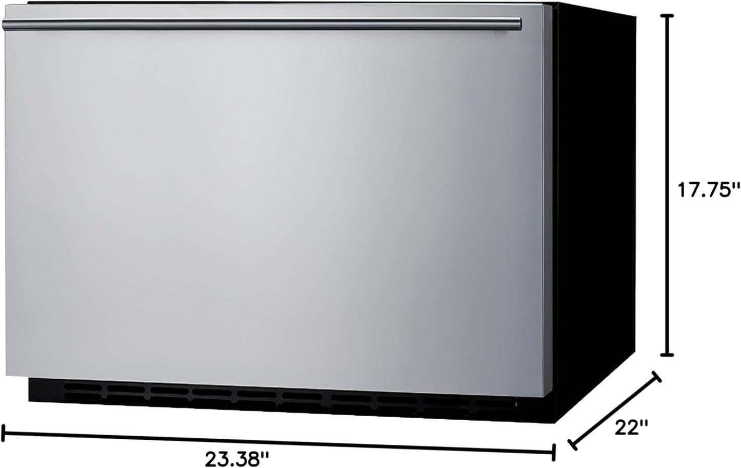 24" Built-In Drawer Refrigerator, 2 cu.ft, Frost-Free I259311