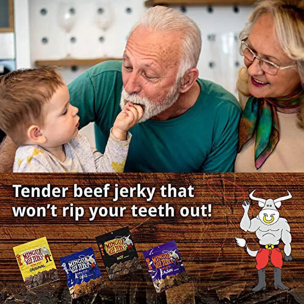 Beef Jerky Sampler Pack, 14 oz Y498657
