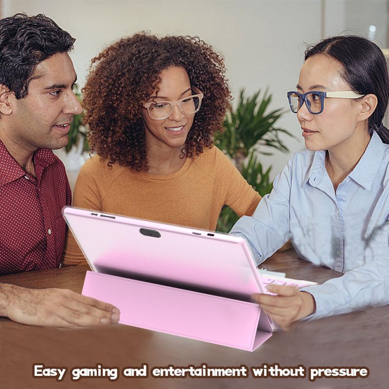 Tablet 10.1 inch Android 14 with Keyboard Case, Mouse, Stylus, 8GB+64GB, HD Touch Screen, Dual Camera, Wi-Fi, Blue W566112