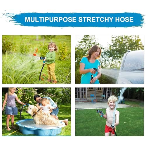 Expandable Garden Hose with Spray Nozzle and Storage Bag W7759
