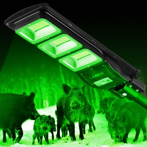 Solar Green Light for Hog Hunting with Remote and Bracket G164065