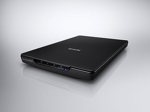 Color Photo and Document Flatbed Scanner, 4800 dpi, USB Power K82407