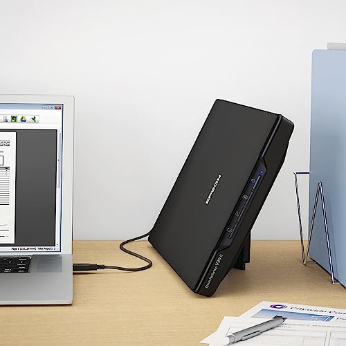Color Photo and Document Flatbed Scanner, 4800 dpi, USB Power K82407