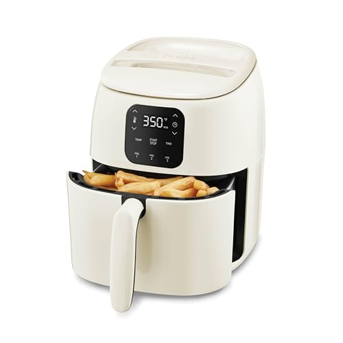 Electric Air Fryer Oven, 2.6 Qt., Grey, Compact Digital, 1000-Watt O882