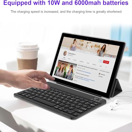 Tablet 10 Inch with Keyboard, 8GB RAM 64GB ROM K734230
