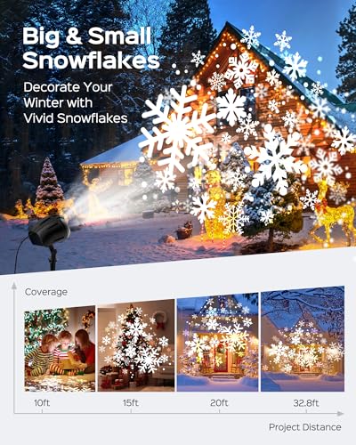 Christmas Projector Lights Outdoor with Remote Control A7993