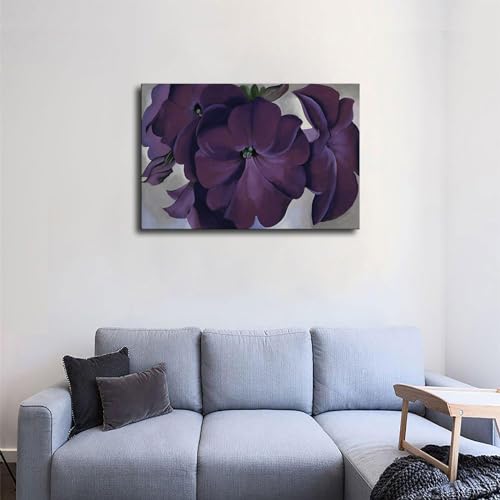 Petunias 1925 Canvas Print Wall Art Decor 12x18inch Unframed S77835