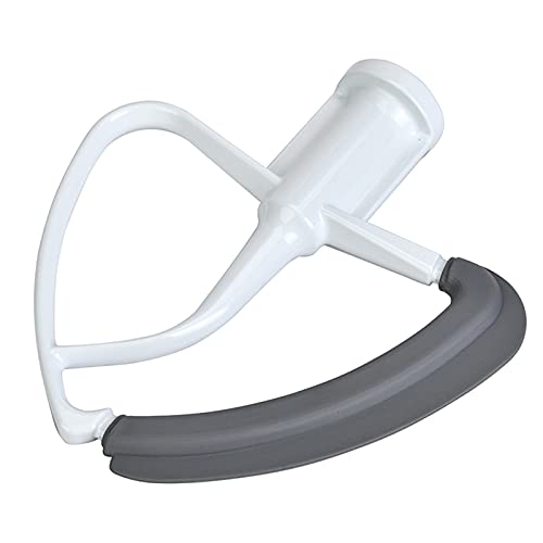 Flex Edge Beater for Tilt-Head Stand Mixer, Silicone Bowl Scraper Attachment U4673