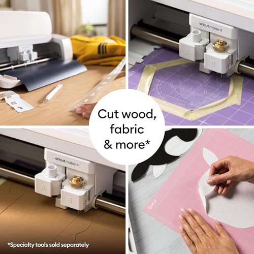 Smart Cutting Machine with Vinyl, Cardstock, Transfer Tape, HTV, Mat, Pens, and Tool Kit K76367