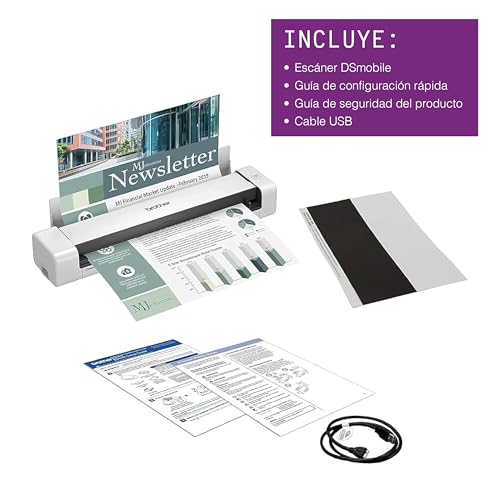 Compact Duplex Mobile Document Scanner O5808