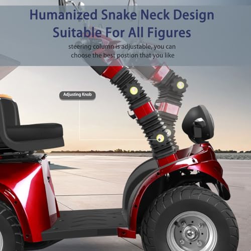 All Terrain 4 Wheel Mobility Scooter for Seniors and Adults M621