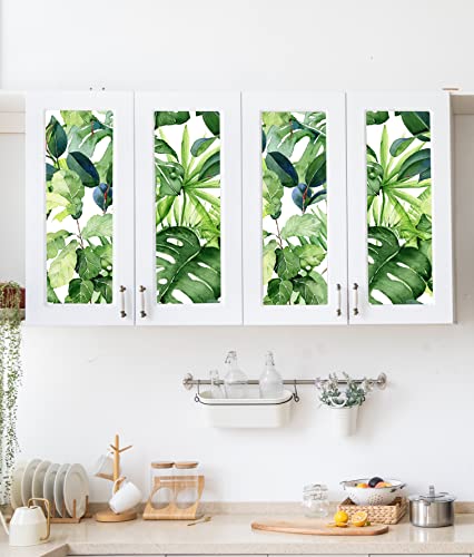 Tropical Palm Leaves Peel and Stick Wallpaper Removable H241043