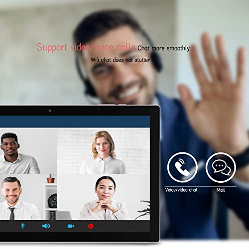 Tablet 10.1 inch Android 14 with Keyboard Case, Mouse, Stylus, 8GB+64GB, HD Touch Screen, Dual Camera, Wi-Fi, Blue W566112